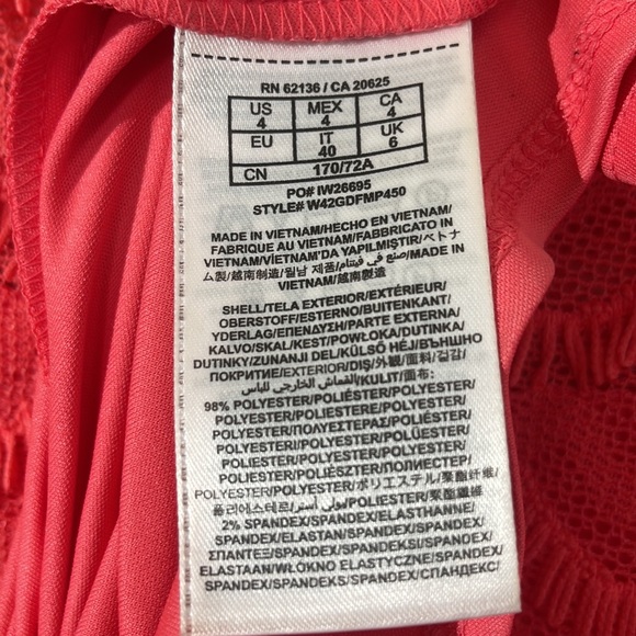 Guess Coral Scalloped Dress
Style #W42GDFMP450 - Picture 4 of 6